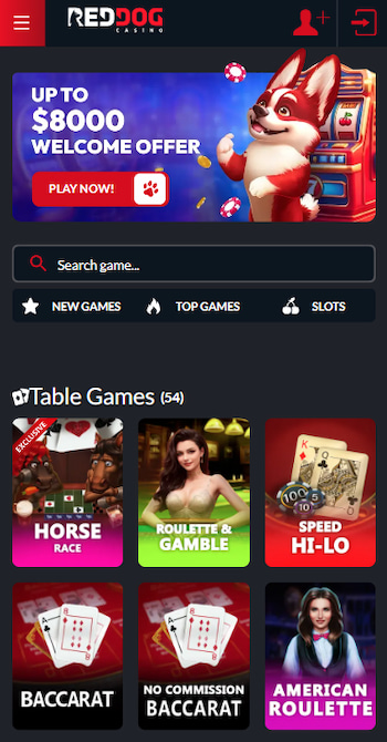 red dog bovada alternative casino