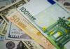 Euros and various notes